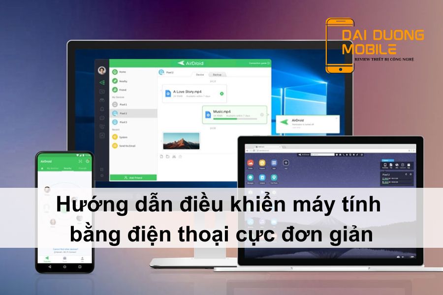 Điều khiển máy tính bằng điện thoại