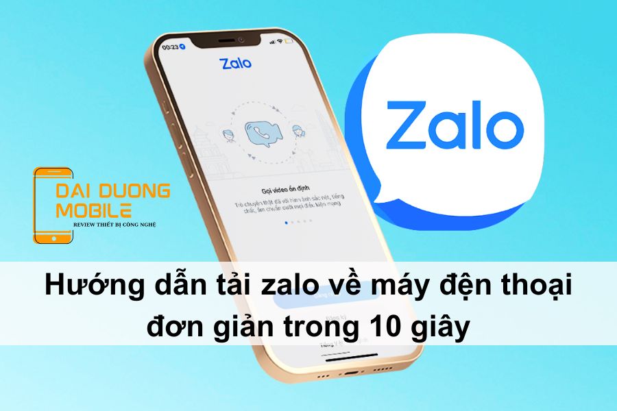 Tải zalo về máy điện thoại