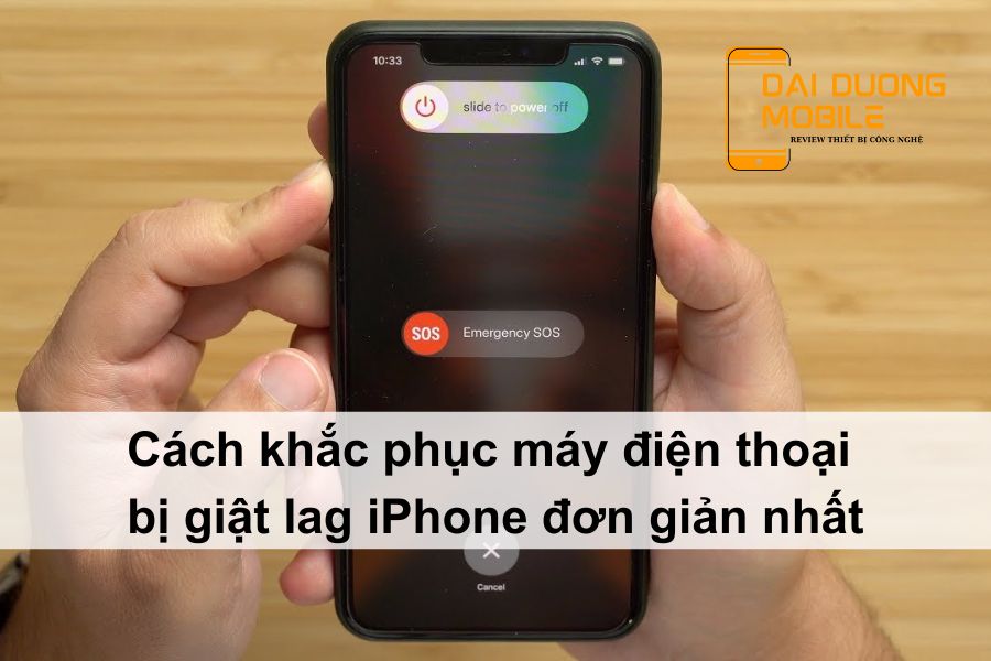 máy điện thoại bị giật lag iphone